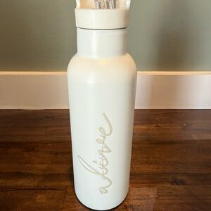 Gymshark Cream Insulated Water Bottle